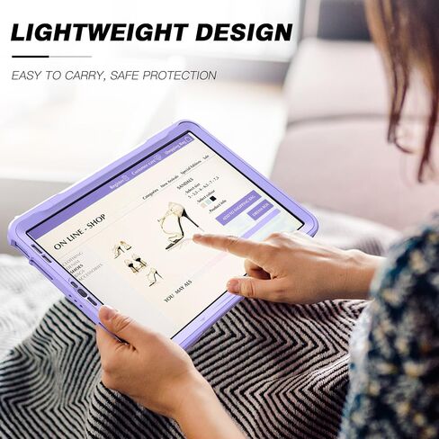 ZtotopCases for iPad Pro 11 Case 4th/3rd/2nd Generation 2022/2021/2020 with Pencil Holder, Full Body Protective Rugged Cover with Built-in Screen for iPad Pro 11 Inch iPad Case 4th/3rd/2nd Gen, Black in Saudi Arabia