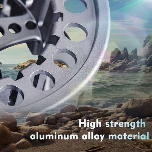 Large Arbor Fly Fishing Reel (3/5, 5/6, 7/8wt), Fly Reel and Pre-Loaded Line Combo, Precision Die Cast from Aluminum Alloy. in Saudi Arabia