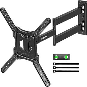 monTEK Long Arm TV Wall Mount for Most 23-65 Inch TVs, 29 Inch Long Extension TV Mount Swivel and Tilt, Full Motion Wall Mount TV Bracket Fit Max VESA 400 x 400mm, Up to 77 lbs