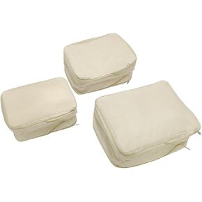 Waterproof Compression Packing Cubes 2/3/4 sets, Large Travel Packing organizers for Carry on Luggage, 2 Sides Expandable Storage Bags for Backpacking, Suitcases