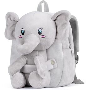 HONGTEYA Toddler Backpack Plush Backpack for Kids Soft Mini Backpack for Girls Butterfly Toys Birthday Easter Christmas Gift for Age 1 2 3 4 5