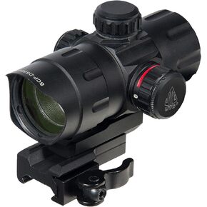 Leapers SCP-DS3840TDQ Inc., UTG 4.2" ITA Red/Green T-Dot with QD Mount, Riser Adaptor