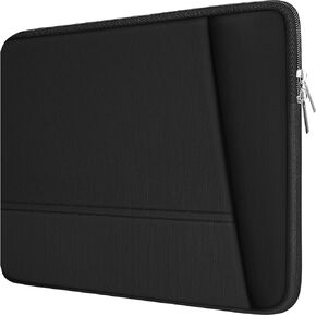 TEDNETGO Laptop Sleeve 15.6 inch, Upgrade Sturdy Portable Monitor Computer Laptop Case, Carrying Sleeve Bag Briefcase Bag 15.6'' with Pockets for MacBook PC Mac HP Lenovo Dell Asus Xbox Switch, Black