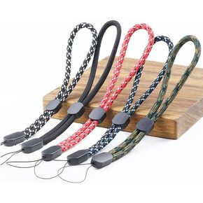 Adjustable Lanyard with Phone Strap - Phone Wrist Strap for Airpods, Phone case, Camera Wrist Strap, Cell Phone Wrist Lanyard(5 Color 15 Pcs)