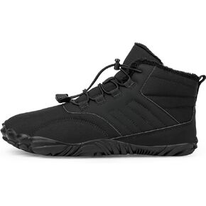 Mens Womens Hike Barefoot Minimalist Shoes Winter Footwear Zero Drop Sole Wide Toe Box Waterproof Hiking Boots Women Warm and comfortable