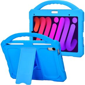 Adocham Kids Case for iPad Mini 6 2021/Mini 7 2024(A17 Pro),Durable Shockproof Child Protective Cover for Mini 6th/7th Generation Case 8.3 inch (Rainbow)