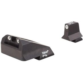 Trijicon Night Sights/Suppressor Sights/Smith & Wesson Bright & Tough Night Sight Suppressor Set with White Front, White Rear & Green Lamps for S&W M&P, SD9 Ve & SD40 Ve