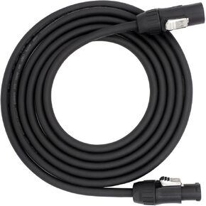 Toronce Hand-Built Professional powerCON True1 SAC3MX to SAC3FX Power True 14WAG Extension IP65 Power Cable (10Feet)
