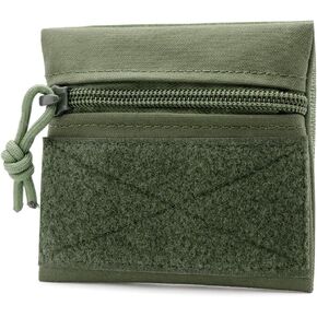 Qavctw Tactical Admin Pouch Bag with Hook and Loop Tool Storage Bag Snack Pouch Candy Bag Hanging Pouches Backpack Accessory Pouch