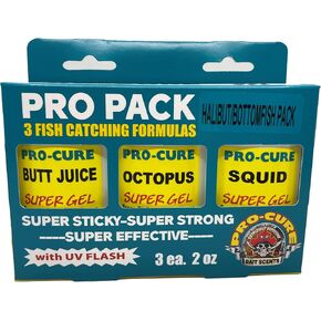 Pro Pack Halibut Bottomfish for All You Halibut, ling cod and Rock Fish Fisherman These scents are for You. This Hand Selected Pack of scents Will Help You Catch More Fish.