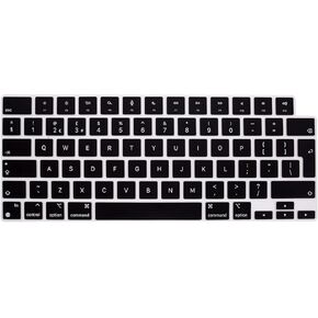 Arabic Keyboard Cover Skin for MacBook 2024-2022 Air 13.6" 15" M3 M2 A3113/A3114/A2681/A2941 and 2023-2021 Pro 14" 16.2" M3 M2 M1 Pro/Max A2918/A2992/A2779/A2780/A2991 EU Version