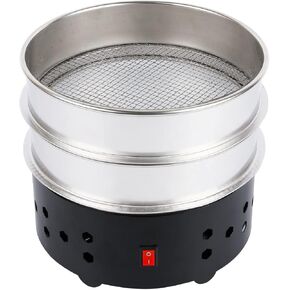 Coffee Bean cooler Electric Coffee Roasting Cooling Machine High Capacity 550G Double layer Collect Coffee Chaff (500g Black)