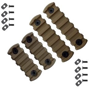 GOTICAL 7 Slots Section for Handguard Seven Slots Set of 2 Pieces Red (5 and 7 Slot - FDE)