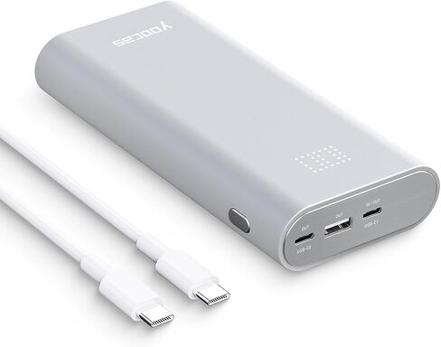 65W Power Bank- 20000mAh Portable Charger with USB-C Fast Charging, 95W Total Output for Mac Air/pro,HP,DELL,Lenovo,Steam Deck,Switch,iPad,iPhone,Android. in Saudi Arabia