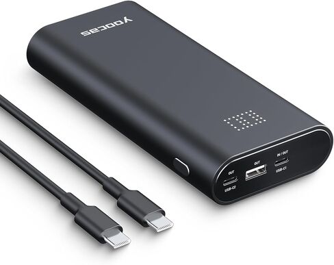 65W Power Bank- 20000mAh Portable Charger with USB-C Fast Charging, 95W Total Output for Mac Air/pro,HP,DELL,Lenovo,Steam Deck,Switch,iPad,iPhone,Android. in Saudi Arabia