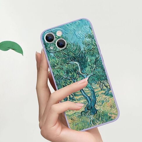 حافظة لهاتف iPhone 14، حافظة هاتف بأشجار الزيتون من Van Gogh، حافظة فنية للغابات للنساء والرجال، غطاء TPU ناعم نحيف لهاتف iPhone 14 (6.1 بوصة) in Saudi Arabia
