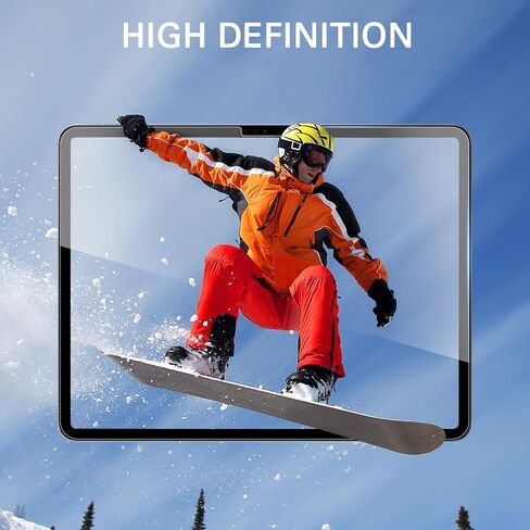 واقي شاشة CoBak مكون من قطعتين لجهاز iPad Pro 13 بوصة 2024 الجيل السابع، iPad Air 13 بوصة 6 الجيل 2024 الجيل السادس، زجاج مقسى بوضوح عالي الدقة، مقاومة للخدش وتركيب خالٍ من الفقاعات in Saudi Arabia