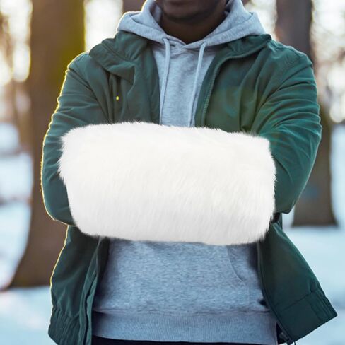 BESPORTBLE فو الفراء يفشل اليد النساء الشتاء أكثر دفئا الحقيبة غامض فروي أفخم الأسلحة دفئا يفشل اليد فروي دافئ مع حزام اليد دفئا إفشل للأنشطة الشتوية في الهواء الطلق in Kuwait