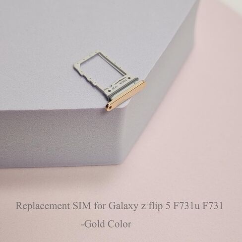 حامل بطاقات بديل لبطاقة SIM F731u لهاتف Samsung Galaxy z flip 5 F731 (أسود) in Saudi Arabia