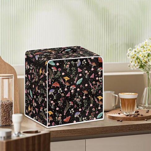 DISNIMO Coffee Design Coffee Maker Cover, Anti Fingerprint Polyester Dust Proof Home Kitchen Stain Resistant Blender Cover, Blender Dust Cover, Kitchen Tool in Kuwait