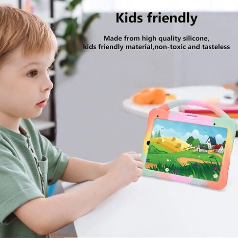 Kids Case for iPad mini 6 2021/Mini 7 2024(A17 Pro),Shockproof Child Protective Cover for Mini 6th/7th Generation Case 8.3 inch (Rainbow) in Saudi Arabia