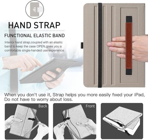 ZtotopCases for New iPad Pro 13 Inch Case 2024 M4, iPad Pro 12.9 Inch 7th/6th/5th/4th Generation 2022/2021/2020 Premium PU Leather Smart Folio Cover, Auto Wake/Sleep, iPad Pro 13" Case-Brown in Saudi Arabia