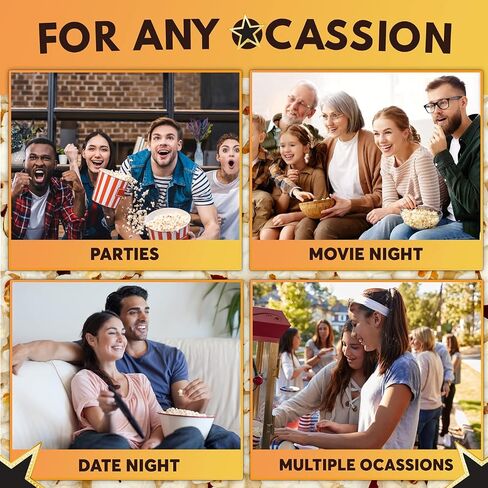 مجموعة الفشار Ultimate Movie Theatre - ملح الفلافاكول (35 أونصة) وزيت جوز الهند بنكهة زبدة البرميل الذهبي (32 أونصة) - مكونات مسرح حقيقية، بدون منتجات ألبان، خالي من الغلوتين/نباتي، غير معدل وراثيًا، كوشير in Saudi Arabia