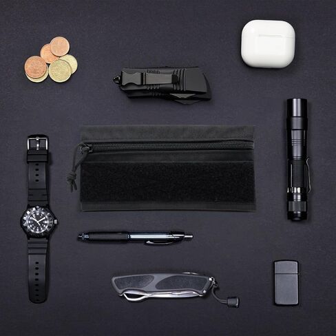 Qavctw Tactical Admin Pouch Bag with Hook and Loop Tool Storage Bag Snack Pouch Candy Bag Hanging Pouches Backpack Accessory Pouch in Kuwait