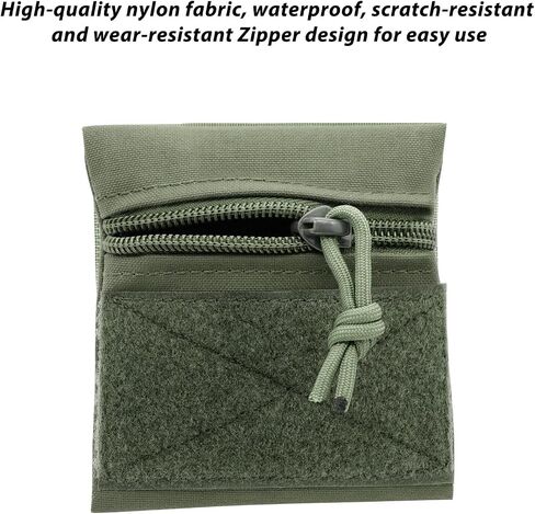 Qavctw Tactical Admin Pouch Bag with Hook and Loop Tool Storage Bag Snack Pouch Candy Bag Hanging Pouches Backpack Accessory Pouch in Kuwait