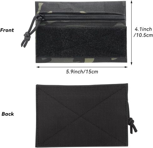 Qavctw Tactical Admin Pouch Bag with Hook and Loop Tool Storage Bag Snack Pouch Candy Bag Hanging Pouches Backpack Accessory Pouch in Kuwait