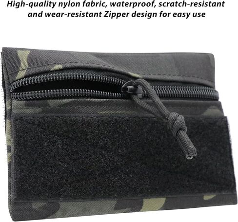 Qavctw Tactical Admin Pouch Bag with Hook and Loop Tool Storage Bag Snack Pouch Candy Bag Hanging Pouches Backpack Accessory Pouch in Kuwait