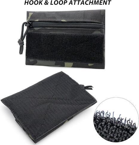 Qavctw Tactical Admin Pouch Bag with Hook and Loop Tool Storage Bag Snack Pouch Candy Bag Hanging Pouches Backpack Accessory Pouch in Kuwait