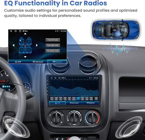 2+64GB Inefala for Jeep Wrangler JK/Dodge RAM/Chrysler 300C Android Car Stereo Radio with Wireless CarPlay Andriod Auto, 10.1 Inch HD Touchscreen with WiFi BT GPS SWC FM/RDS Backup Camera in Saudi Arabia