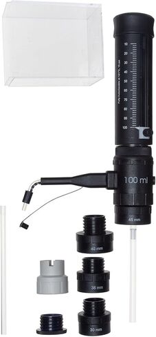 LabScience 2500-BTR Research Series Bottle Top Dispenser, 0.25-2.5mL Volume, 0.05mL Graduation,+/- 0.6 percent Accuracy in Kuwait