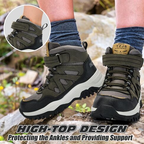TZJS Kids Hiking Shoes Suitable Hiking Shoes for Both Boys and Girls,Boys Hiking Shoes,Kids Hiking Boots,Toddler Hiking in Saudi Arabia