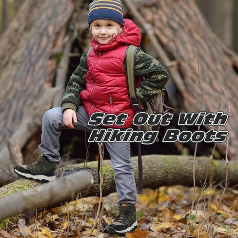 TZJS Kids Hiking Shoes Suitable Hiking Shoes for Both Boys and Girls,Boys Hiking Shoes,Kids Hiking Boots,Toddler Hiking in Saudi Arabia
