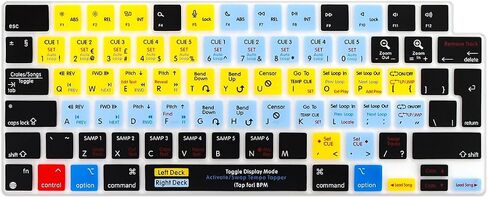 Arabic Keyboard Cover Skin for MacBook 2024-2022 Air 13.6" 15" M3 M2 A3113/A3114/A2681/A2941 and 2023-2021 Pro 14" 16.2" M3 M2 M1 Pro/Max A2918/A2992/A2779/A2780/A2991 EU Version in Saudi Arabia