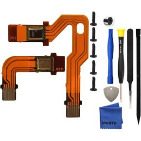 [Left & Right Microphone Ribbon Flex Cable for Sony PlayStation 5 Inner Mic Cable Replacement for PS5 DualSense Controller V2 BDM-020
