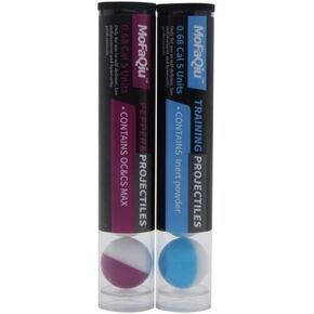 MAX 68 Caliber Pepper Projectiles |Max Stopping Power| OC and CS Ultrafine Powder Blend Pepper Ball - Laser weldingwithout Leakage It is Safer,Compatible with All .68 Caliber Pepper Ball launchers