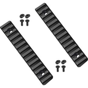 Gotical 11 Slots MLOK Rail Section for M Lok Handguard Eleven Slots Rail Picatinny Rail (2 Piece)