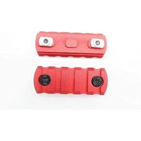 5,7,9,11,13 Slot M-lok Picatinny Rail Lightweight Aluminum Weaver Rail Section Red for Mlok Rail System