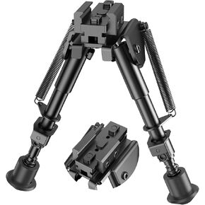 6-9 Inches Bipod with Adapter for Picatinny Rail and M-Rail Bipod