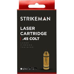 Strikeman Dry Fire Laser Training Cartridge - Great for Target Shooting Practice with Pistols, Made for The Firearm Training System - Red Laser Cartridge Only, Multiple Calibers