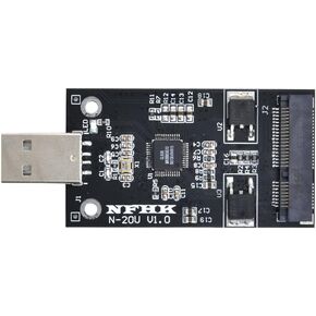 xiwai Mini PCI-E mSATA to USB 2.0 External SSD PCBA Conveter Adapter Pen Driver Card Without Case