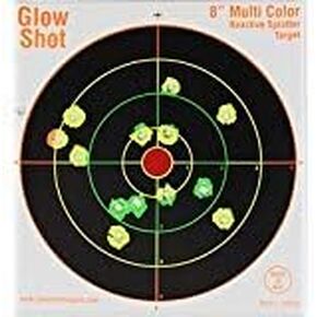 50 Pack - 10" Reactive Splatter Targets - Glowshot - Multi Color - Gun and Rifle Targets - Glow Shot