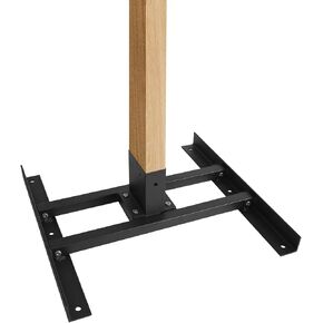 2"x4"Shooting Target Stand for Outdoors, Carbon Steel Target Stand Kit with Double T-Shaped Base