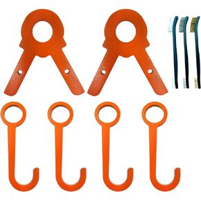 Steel Target Hanger Stand Kit for 1 Inch EMT Conduit with Cleaning Brushes