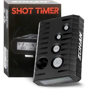 ZOHAN Shot Timer for Shooting Competition- Range Timer with Improved Loud Buzzer, for Practice, RO use in USPSA, IPSC - Total 4 Shooting Modes - Include Long-Life Battery