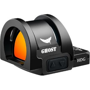 Cyelee Ghost HDG Drop-Proof Multi-Reticle Duty Red Dot for RMR/507C Footprint - 2 MOA Dot & 26 MOA Circle with Motion Deactivated Standby(Similiar to Shake Awake)