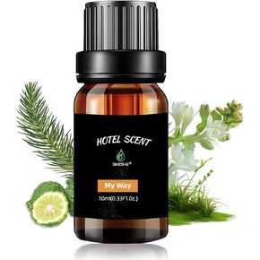 Hotel Scents Elegant Charisma 10ML Essential Oil Inspired by Shangri-La Hotel, Hotel Diffuser Oil with Cedarwood and Sandalwood, Luxury Home Aromatherapy Fragrances Oil in Kuwait